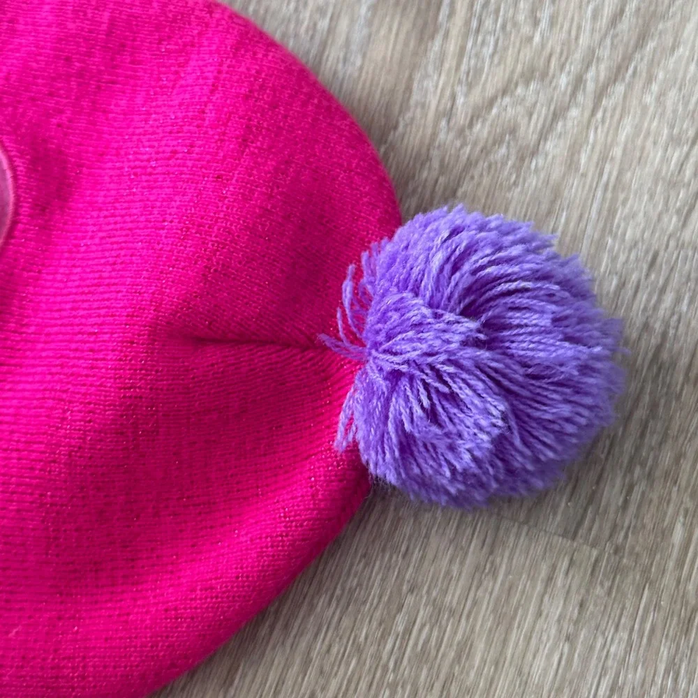 My Little Pony Best Friends Pink Pom Winter Beanie Hat Hasbro 2014 Girls OSFM